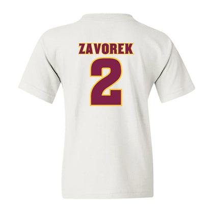 Arizona State - NCAA Baseball : Beckett Zavorek - Replica Shersey Youth T-Shirt-1