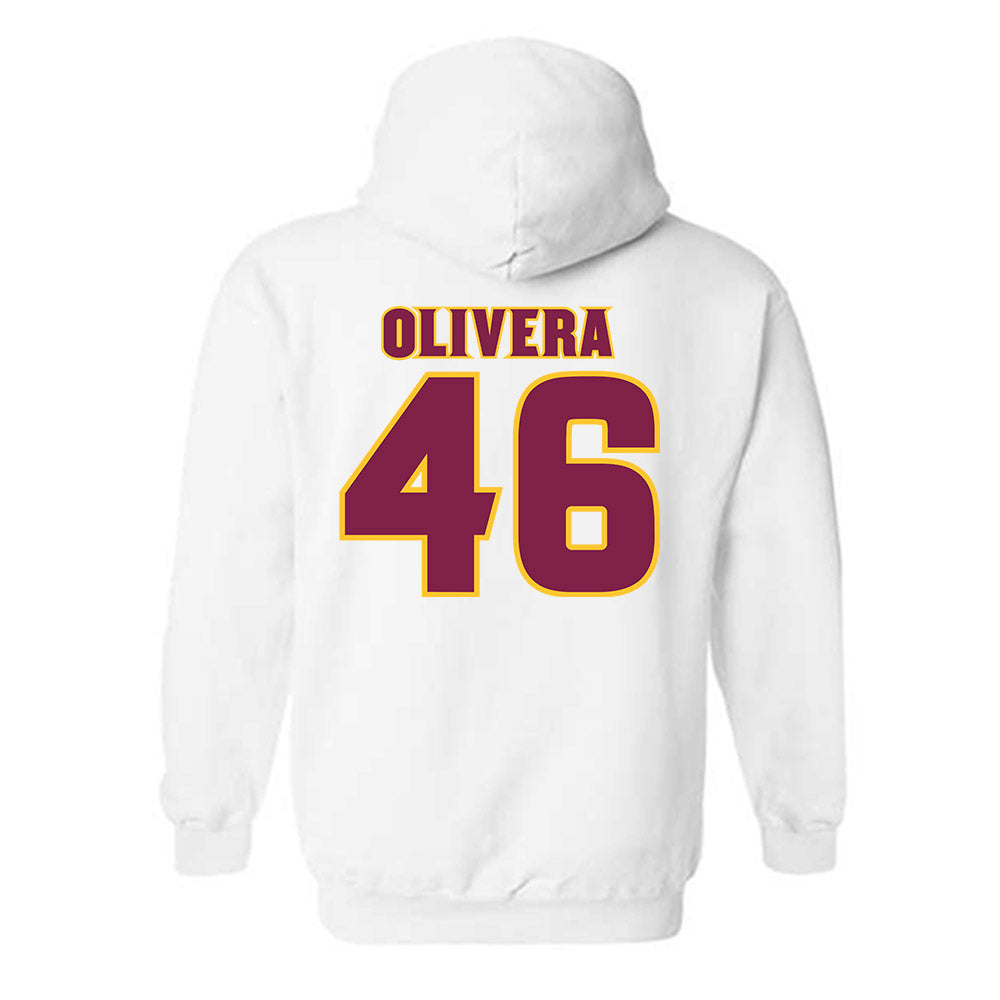 Arizona State - NCAA Baseball : Brandon Olivera - Replica Shersey Hooded Sweatshirt-1
