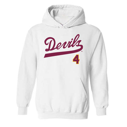 Arizona State - NCAA Baseball : Matthew Polk - Replica Shersey Hooded Sweatshirt-0