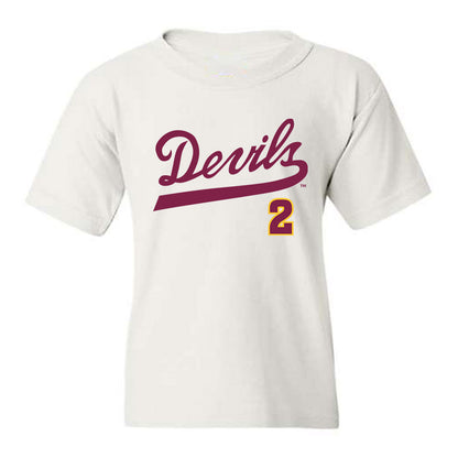 Arizona State - NCAA Baseball : Beckett Zavorek - Replica Shersey Youth T-Shirt-0