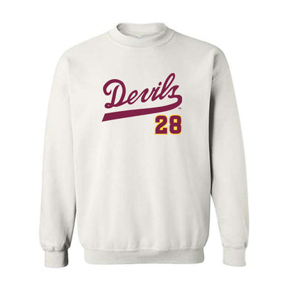Arizona State - NCAA Baseball : Garrett Michel - Replica Shersey Crewneck Sweatshirt-0
