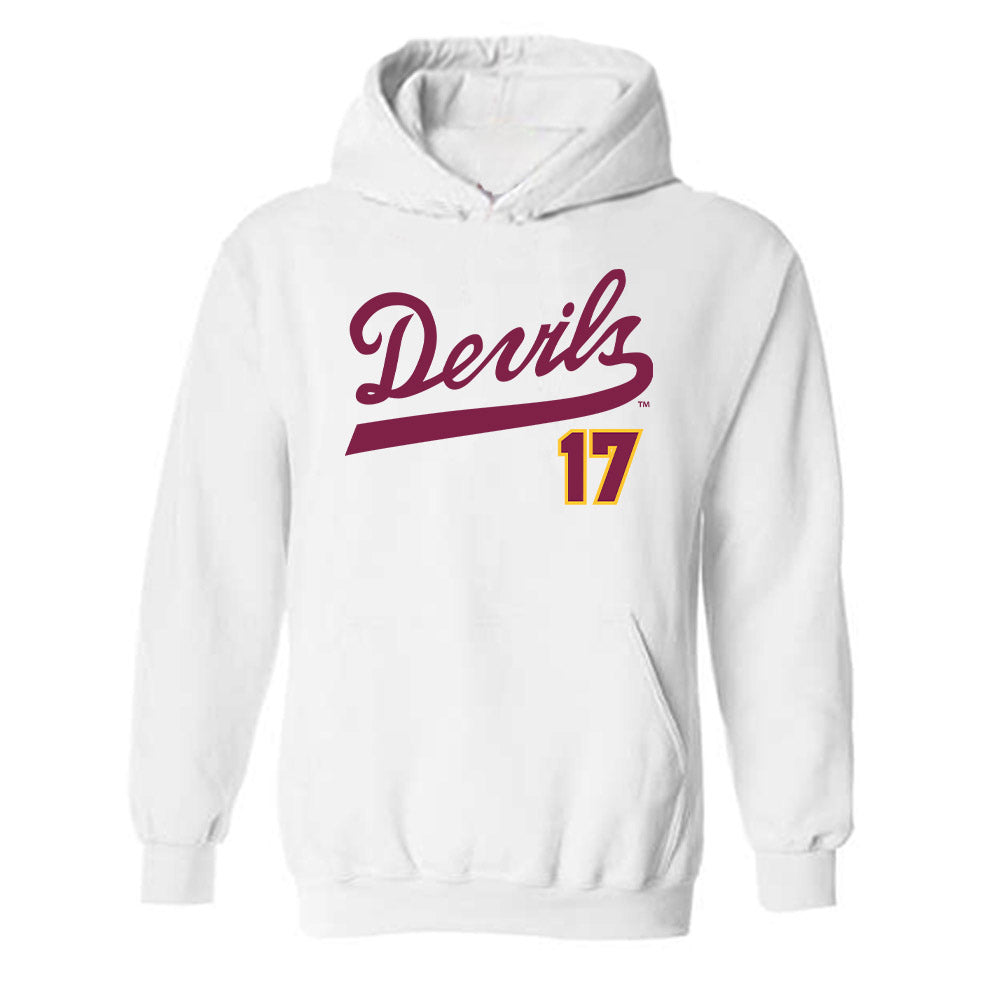 Arizona State - NCAA Baseball : Eli Curtis - Replica Shersey Hooded Sweatshirt-0
