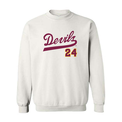 Arizona State - NCAA Baseball : Austen Roellig - Replica Shersey Crewneck Sweatshirt-0