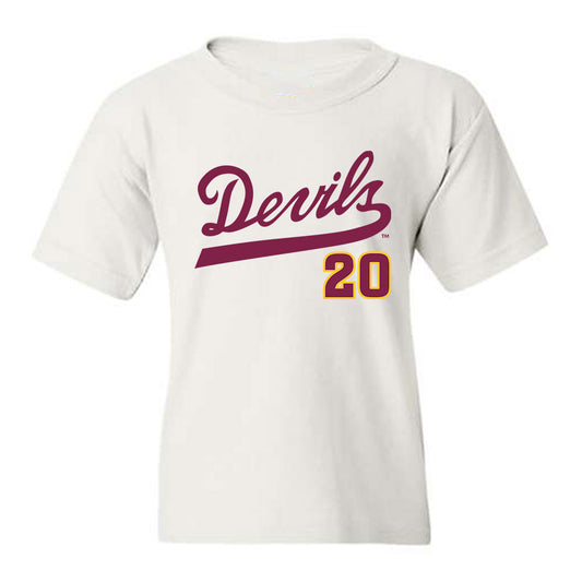 Arizona State - NCAA Baseball : Derek Schaefer - Replica Shersey Youth T-Shirt-0