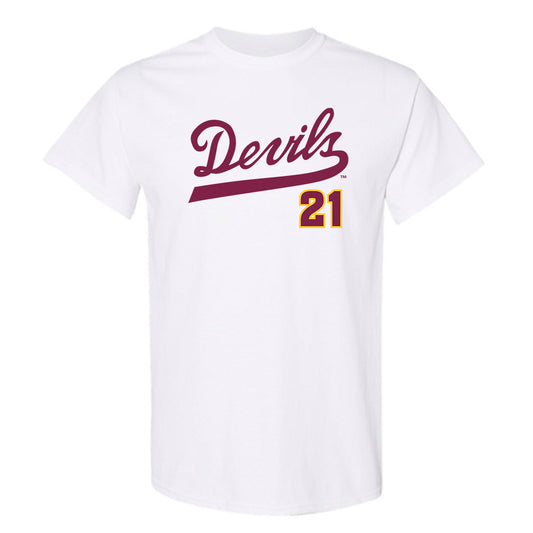Arizona State - NCAA Baseball : Austin Musso - Replica Shersey T-Shirt-0