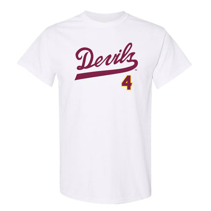 Arizona State - NCAA Baseball : Matthew Polk - Replica Shersey T-Shirt-0