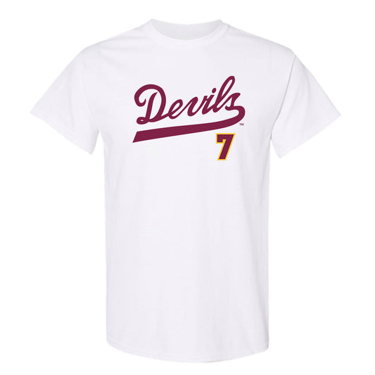 Arizona State - NCAA Baseball : Ryan Darrah - Replica Shersey T-Shirt-0