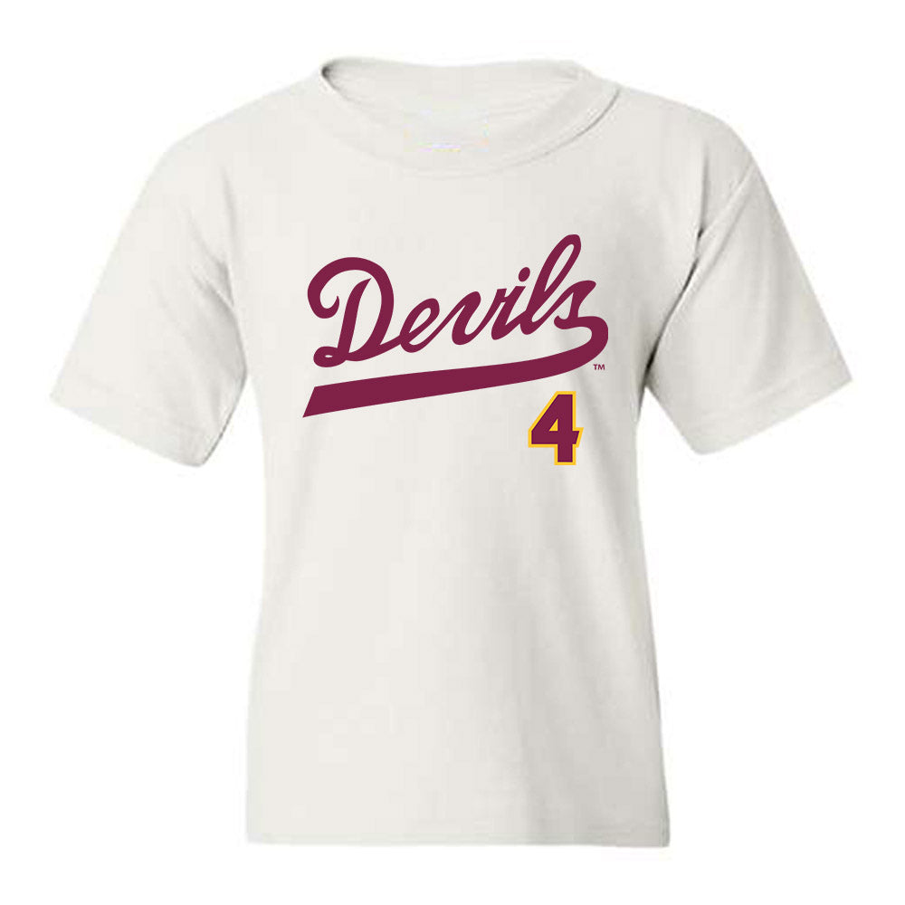 Arizona State - NCAA Baseball : Matthew Polk - Replica Shersey Youth T-Shirt-0