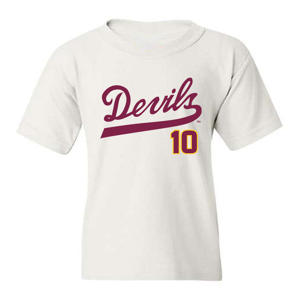 Arizona State - NCAA Baseball : Caden Sheridan - Replica Shersey Youth T-Shirt-0