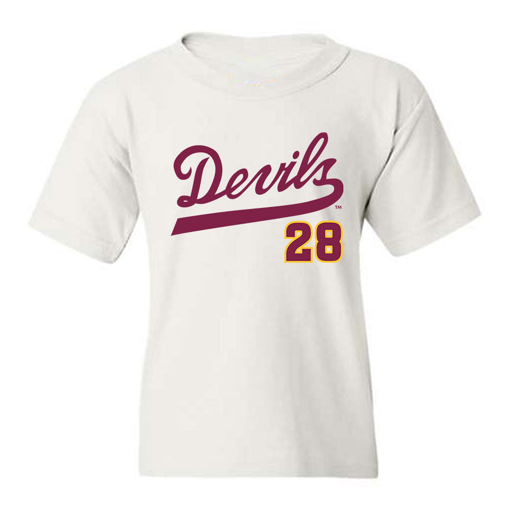Arizona State - NCAA Baseball : Garrett Michel - Replica Shersey Youth T-Shirt-0
