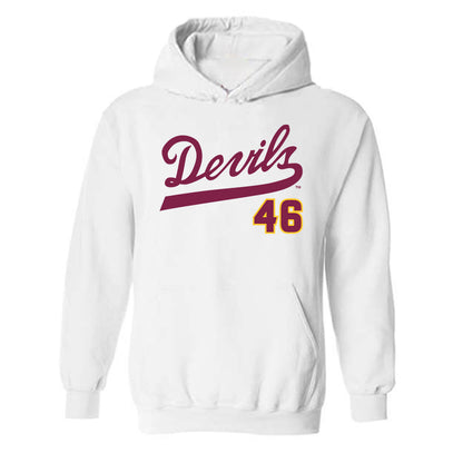 Arizona State - NCAA Baseball : Brandon Olivera - Replica Shersey Hooded Sweatshirt-0