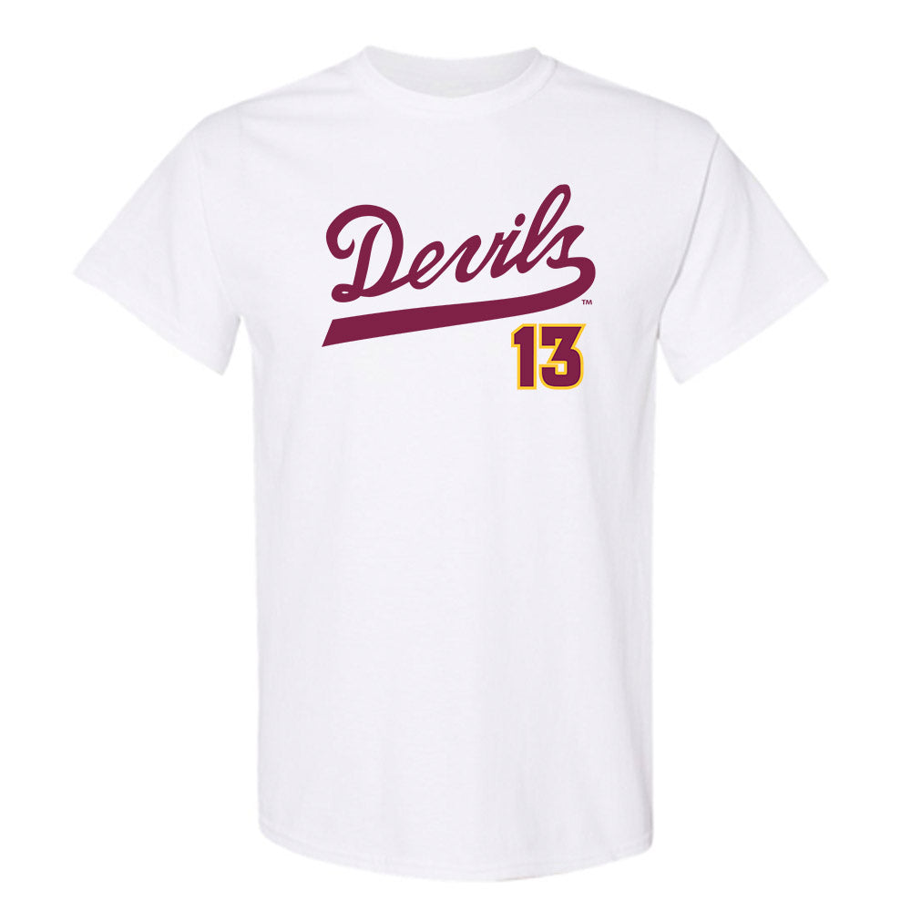 Arizona State - NCAA Baseball : Coen Niclai - Replica Shersey T-Shirt-0