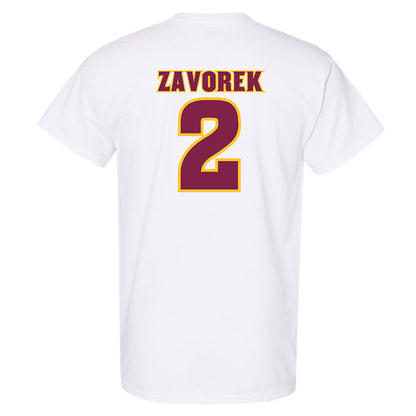 Arizona State - NCAA Baseball : Beckett Zavorek - Replica Shersey T-Shirt-1