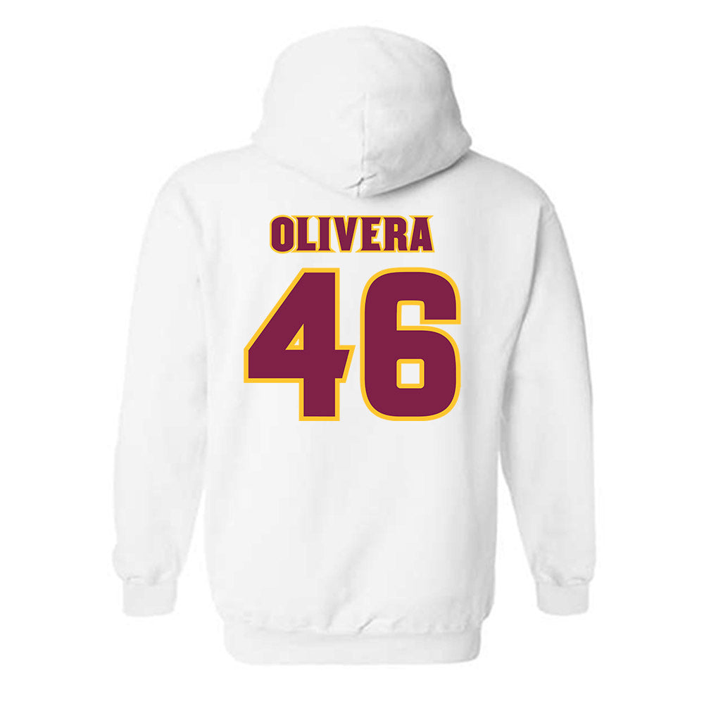 Arizona State - NCAA Baseball : Brandon Olivera - Replica Shersey Hooded Sweatshirt-1