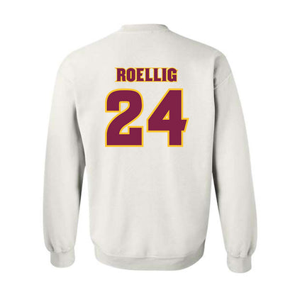 Arizona State - NCAA Baseball : Austen Roellig - Replica Shersey Crewneck Sweatshirt-1