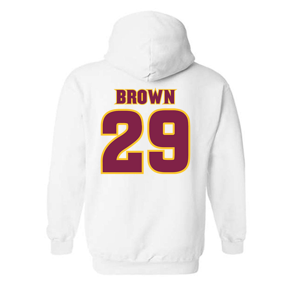 Arizona State - NCAA Baseball : Tommy Brown - Replica Shersey Hooded Sweatshirt-1