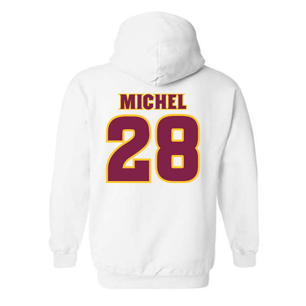 Arizona State - NCAA Baseball : Garrett Michel - Replica Shersey Hooded Sweatshirt-1