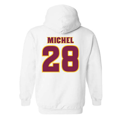 Arizona State - NCAA Baseball : Garrett Michel - Replica Shersey Hooded Sweatshirt-1