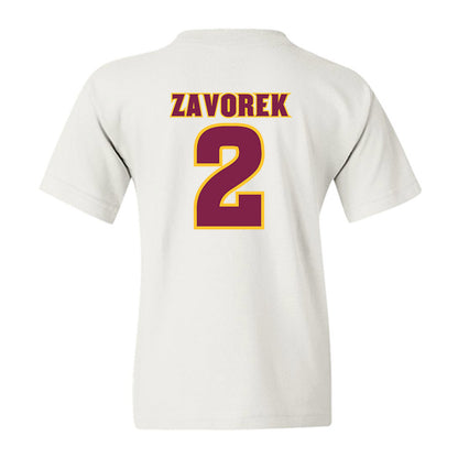 Arizona State - NCAA Baseball : Beckett Zavorek - Replica Shersey Youth T-Shirt-1