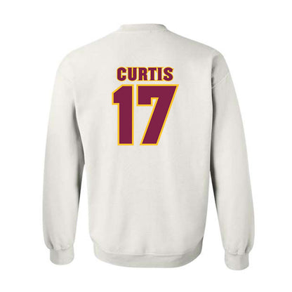 Arizona State - NCAA Baseball : Eli Curtis - Replica Shersey Crewneck Sweatshirt-1