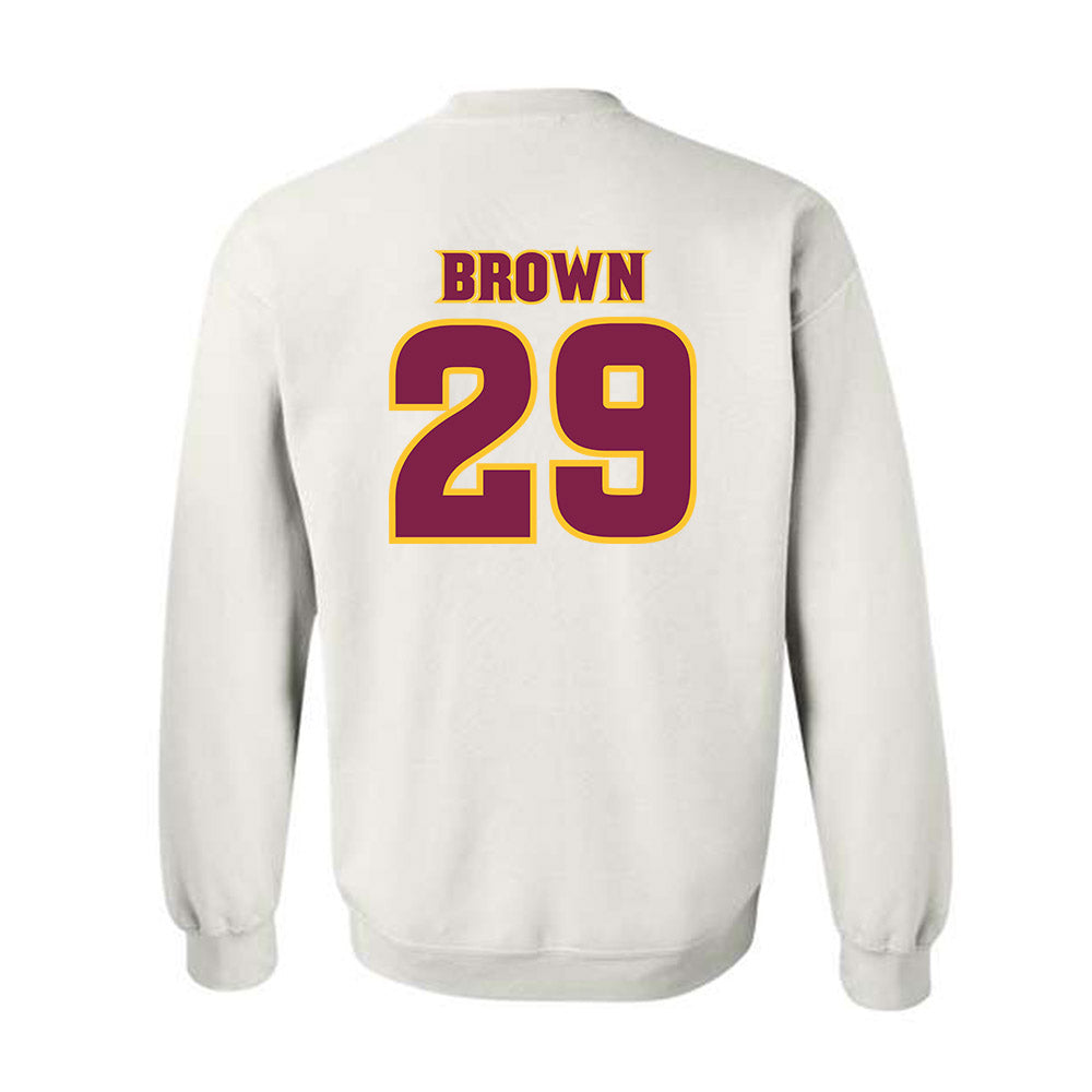 Arizona State - NCAA Baseball : Tommy Brown - Replica Shersey Crewneck Sweatshirt-1