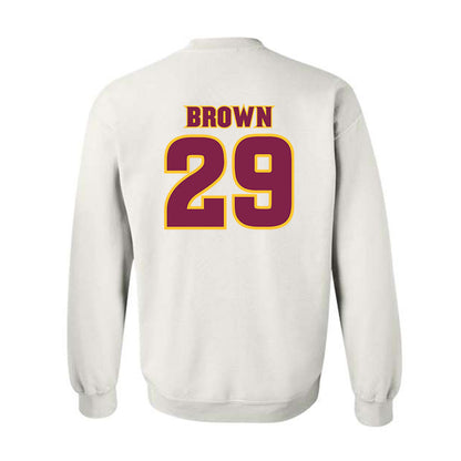 Arizona State - NCAA Baseball : Tommy Brown - Replica Shersey Crewneck Sweatshirt-1