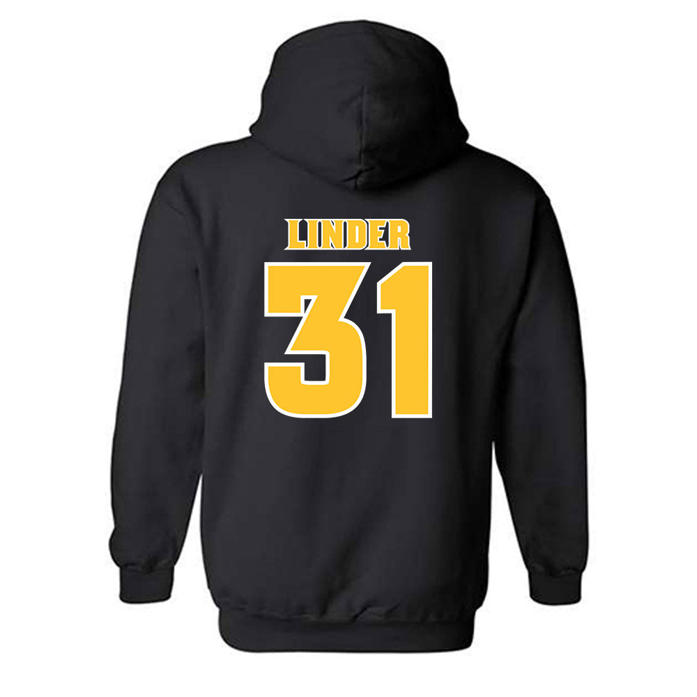 Arizona State - NCAA Baseball : Colin Linder - Replica Shersey Hooded Sweatshirt-1