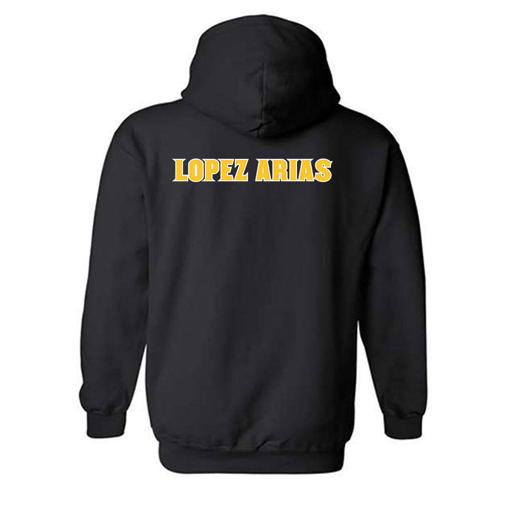 Arizona State - NCAA Women's Track & Field : Ines Lopez Arias - Replica Shersey Hooded Sweatshirt-1