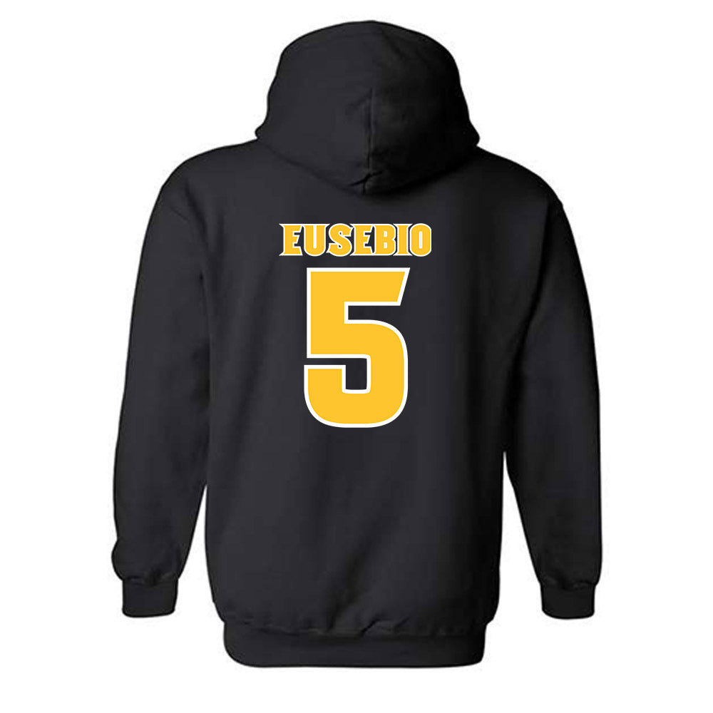 Arizona State - NCAA Football : Derek Eusebio - Replica Shersey Hooded Sweatshirt-1