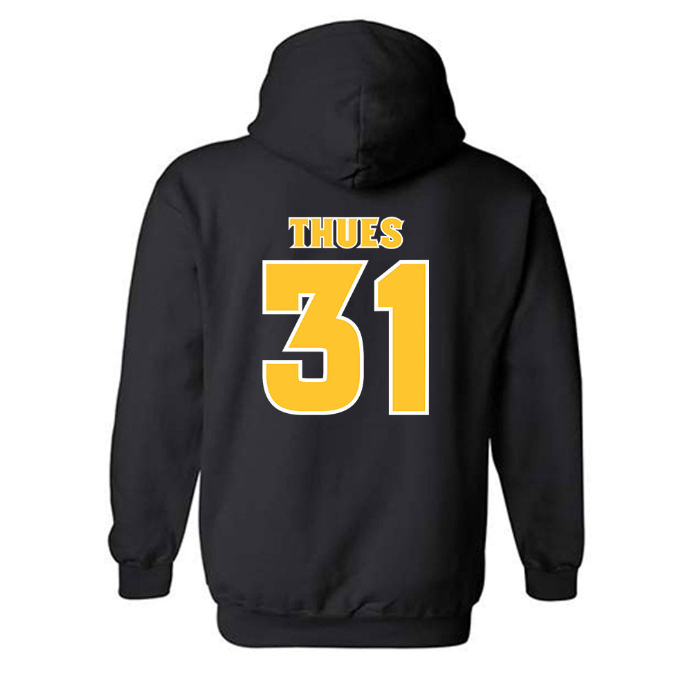 Arizona State - NCAA Football : Zeth Thues - Replica Shersey Hooded Sweatshirt-1