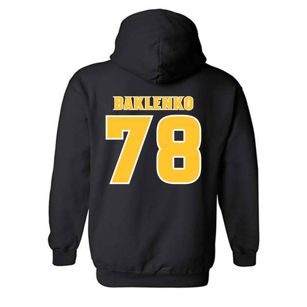 Arizona State - NCAA Football : Luke Baklenko - Replica Shersey Hooded Sweatshirt-1