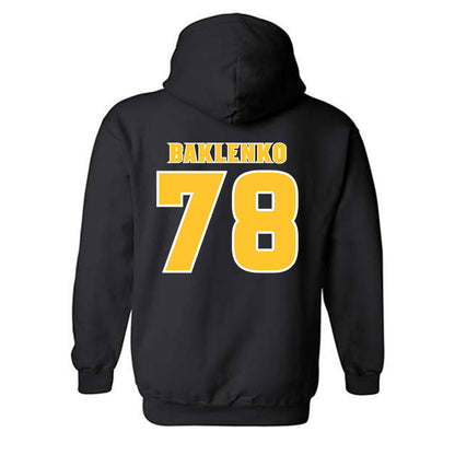 Arizona State - NCAA Football : Luke Baklenko - Replica Shersey Hooded Sweatshirt-1