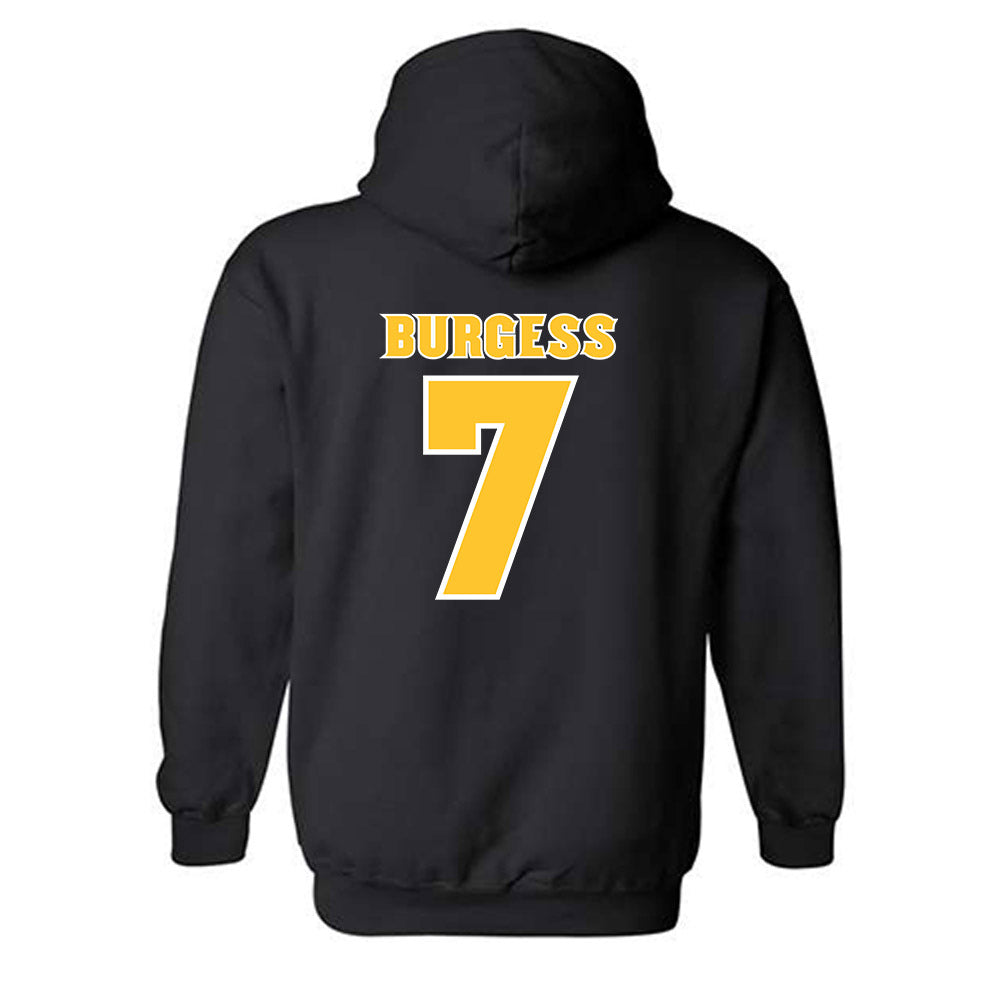Arizona State - NCAA Women's Volleyball : Zoey Burgess - Replica Shersey Hooded Sweatshirt-1
