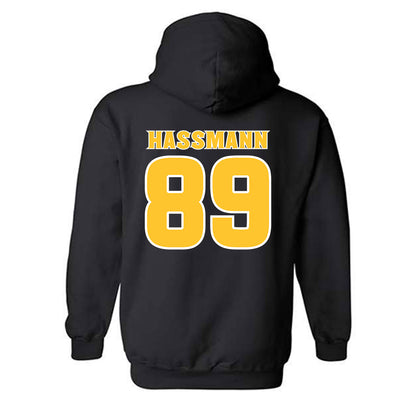 Arizona State - NCAA Football : Harry Hassmann - Replica Shersey Hooded Sweatshirt-1