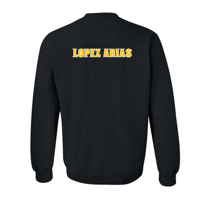 Arizona State - NCAA Women's Track & Field : Ines Lopez Arias - Replica Shersey Crewneck Sweatshirt-1