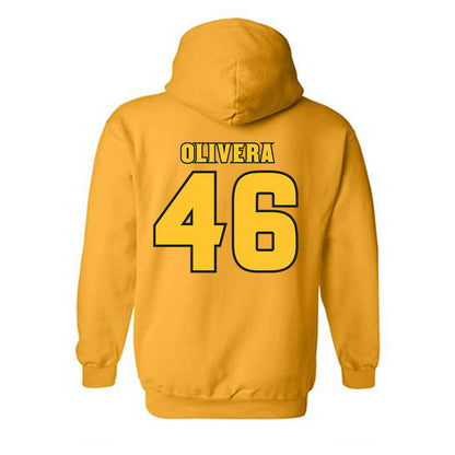 Arizona State - NCAA Baseball : Brandon Olivera - Replica Shersey Hooded Sweatshirt-1