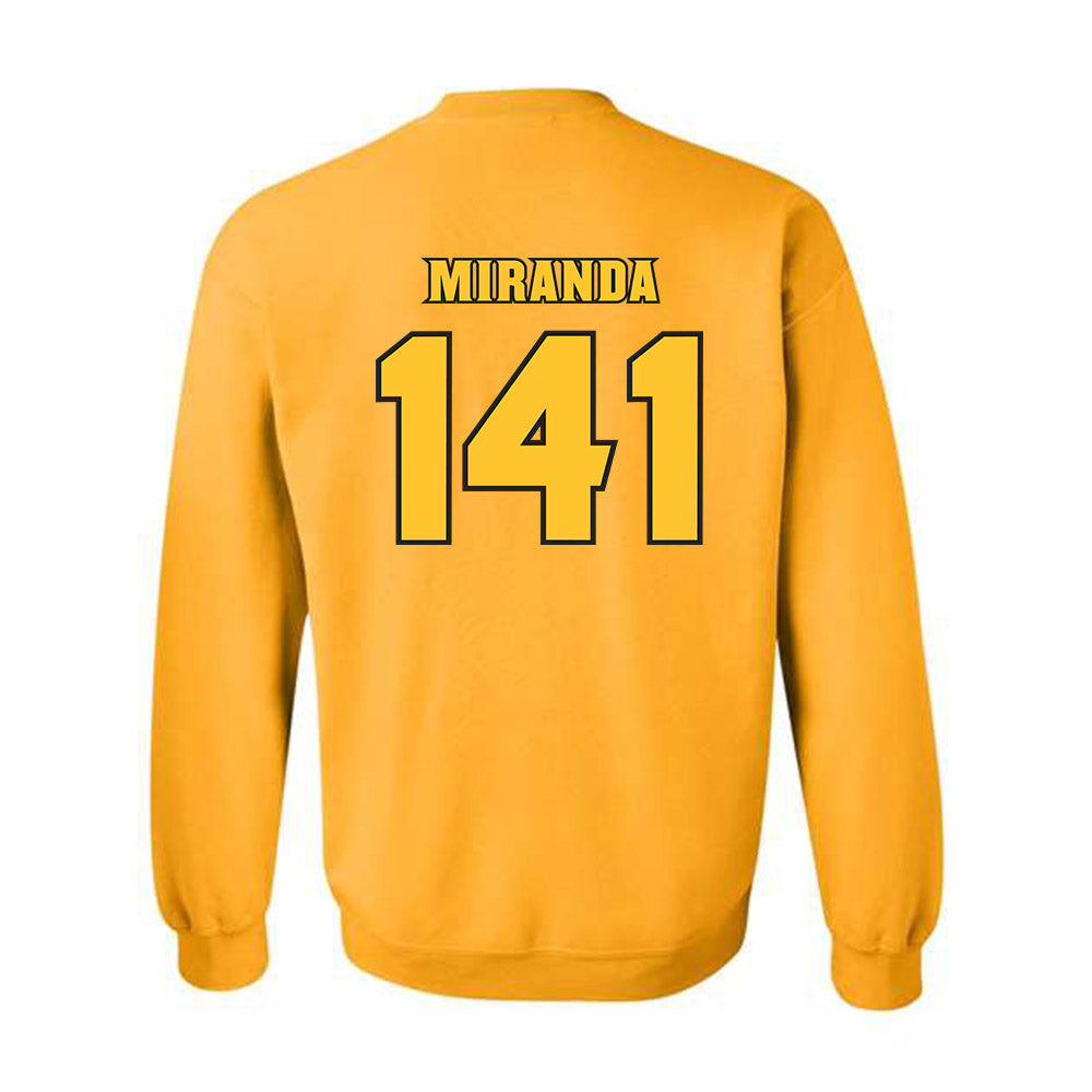 Arizona State - NCAA Wrestling : Daniel Miranda - Replica Shersey Crewneck Sweatshirt-1