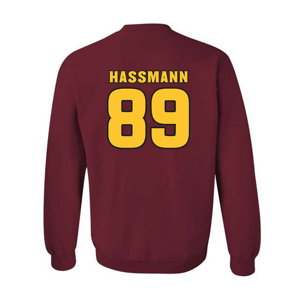 Arizona State - NCAA Football : Harry Hassmann - Replica Shersey Crewneck Sweatshirt-1