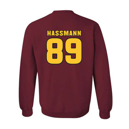 Arizona State - NCAA Football : Harry Hassmann - Replica Shersey Crewneck Sweatshirt-1