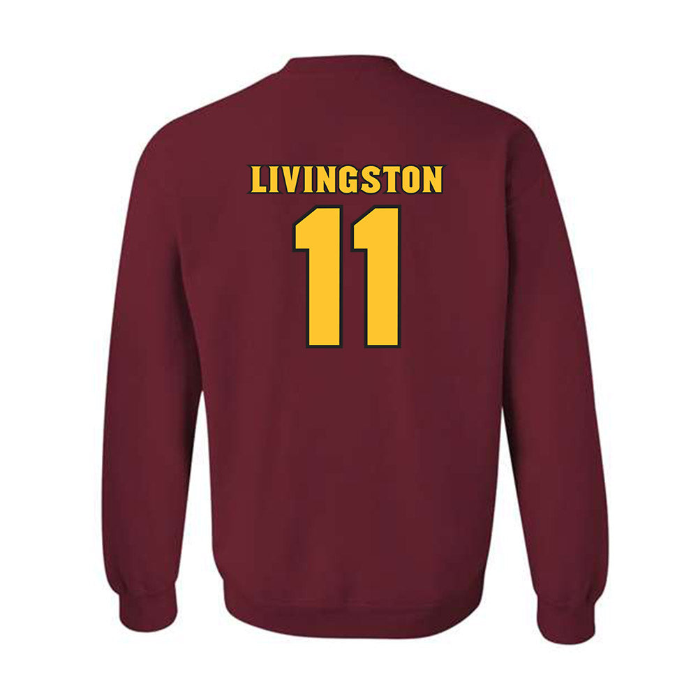 Arizona State - NCAA Women's Lacrosse : Morgan Livingston - Replica Shersey Crewneck Sweatshirt-1