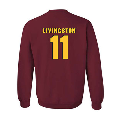 Arizona State - NCAA Women's Lacrosse : Morgan Livingston - Replica Shersey Crewneck Sweatshirt-1