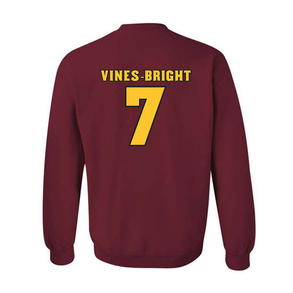 Arizona State - NCAA Football : Raiden Vines-Bright - Replica Shersey Crewneck Sweatshirt-1