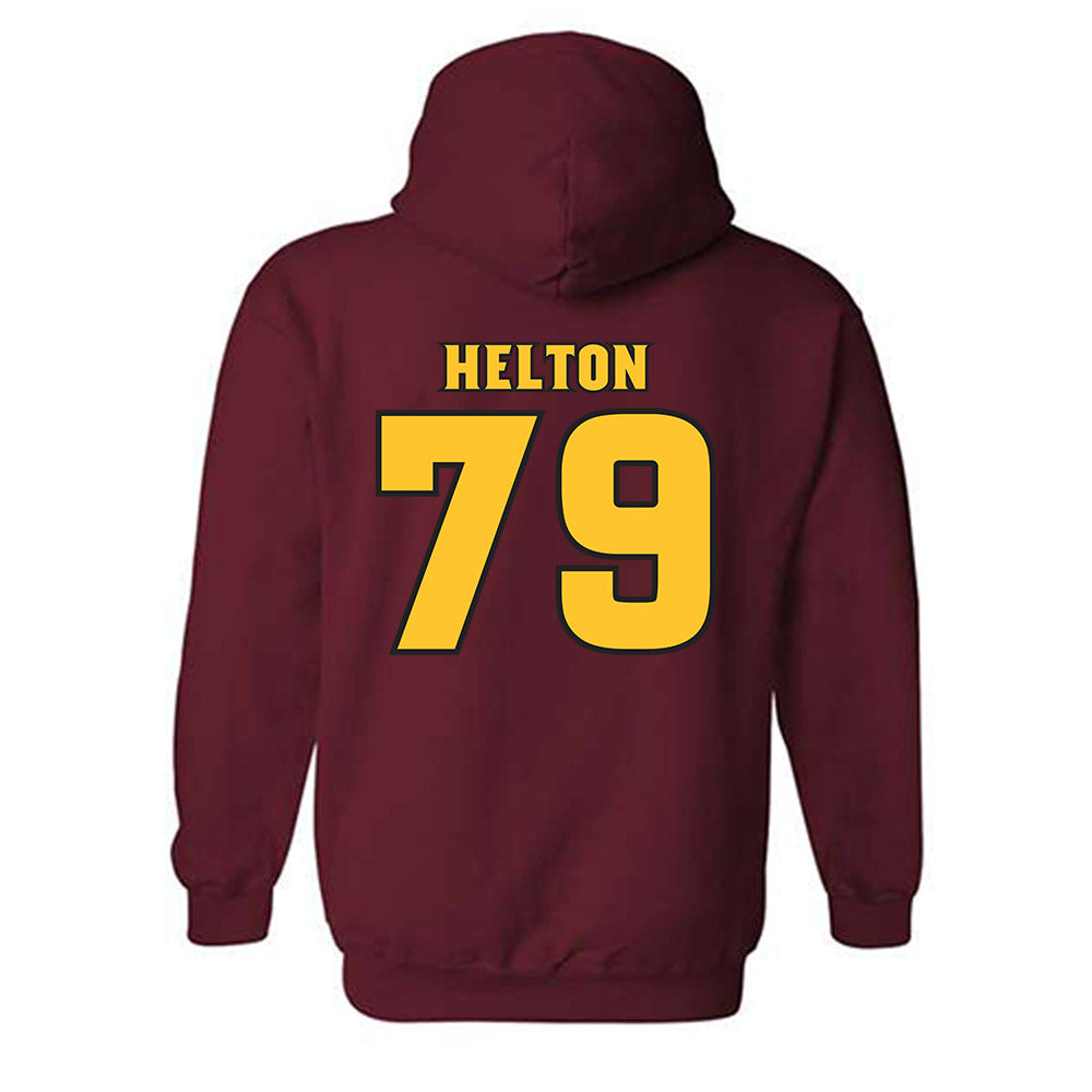 Arizona State - NCAA Football : Brent Helton - Replica Shersey Hooded Sweatshirt-1