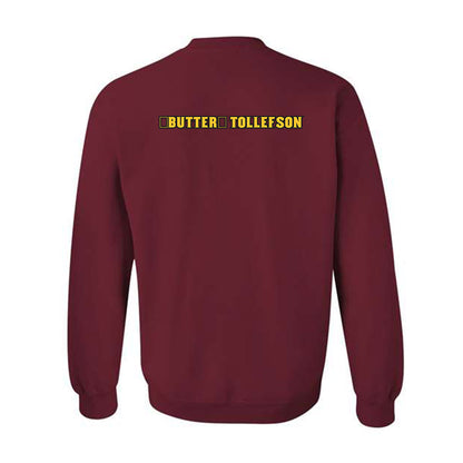 Arizona State - NCAA Football : Michael "Butter" Tollefson - Replica Shersey Crewneck Sweatshirt-1