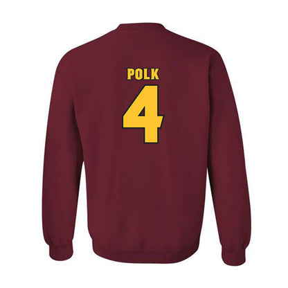 Arizona State - NCAA Baseball : Matthew Polk - Replica Shersey Crewneck Sweatshirt-1