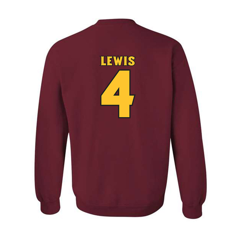 Arizona State - NCAA Women's Volleyball : Ella Lewis - Replica Shersey Crewneck Sweatshirt-1