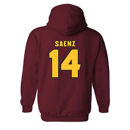 Arizona State - NCAA Softball : Sydney Saenz - Replica Shersey Hooded Sweatshirt-1