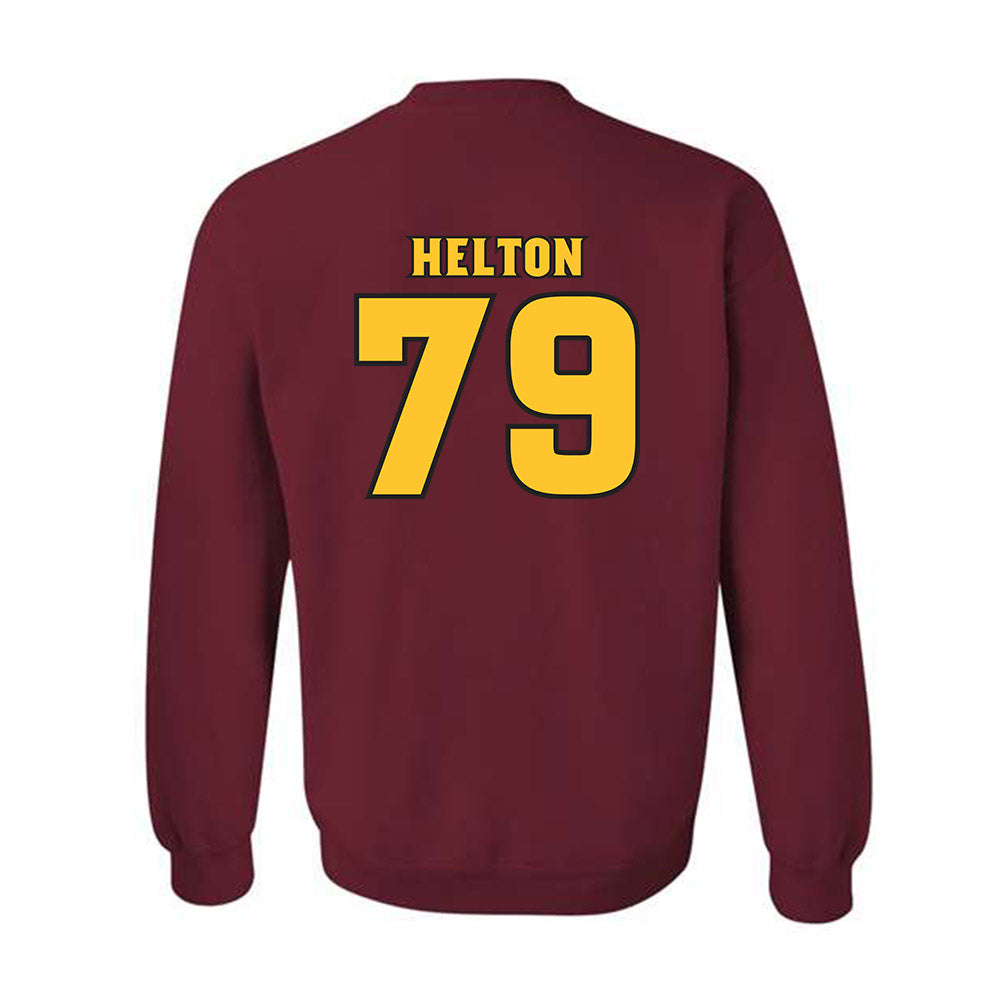Arizona State - NCAA Football : Brent Helton - Replica Shersey Crewneck Sweatshirt-1