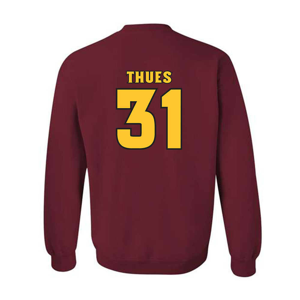 Arizona State - NCAA Football : Zeth Thues - Replica Shersey Crewneck Sweatshirt-1