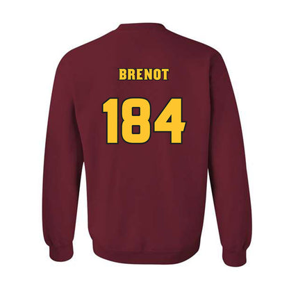 Arizona State - NCAA Wrestling : Aidan Brenot - Replica Shersey Crewneck Sweatshirt-1